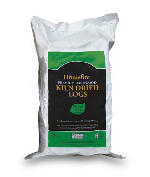 Homefire Kiln Dried Hardwood Logs 0.08m3 Large Bag...